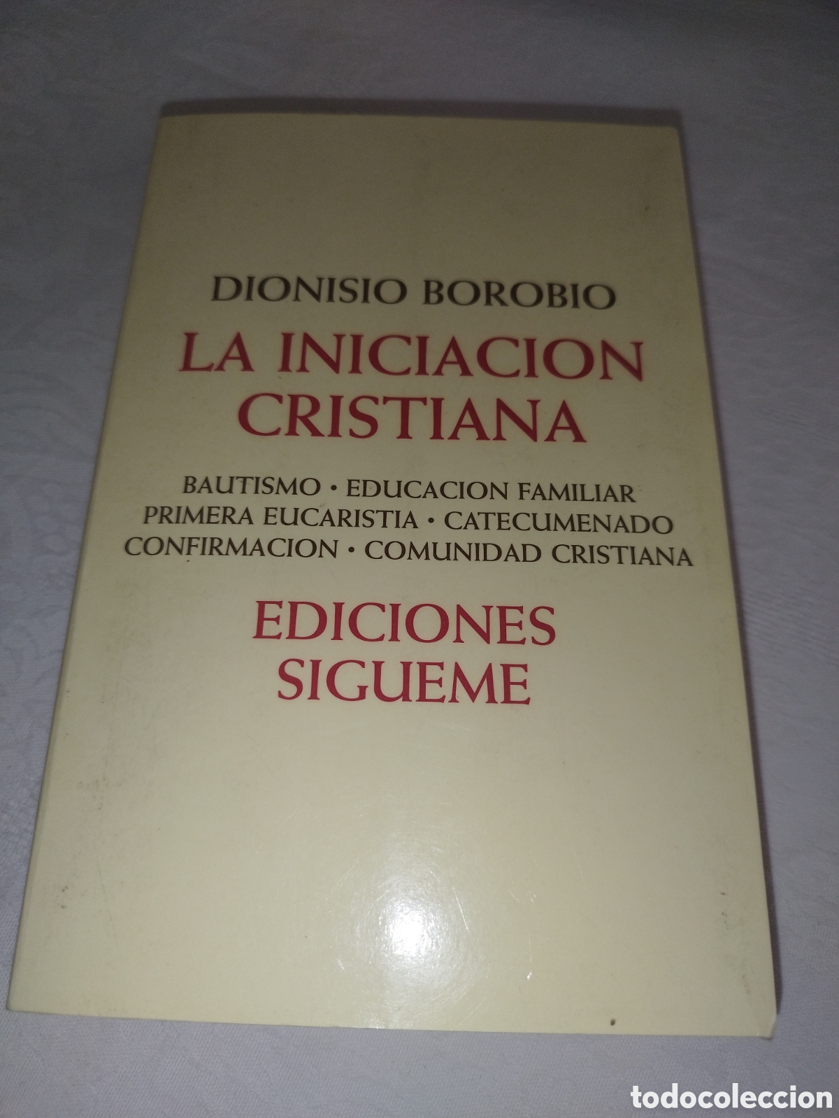 Libros de segunda mano: LA INICIACION CRISTIANA.- DIONISIO BOROBIO. ED. SIGUEME, 1996 PRIMERA EDICION.