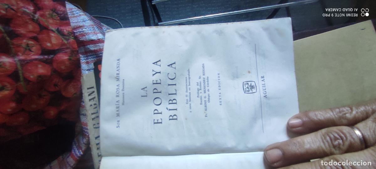 Libros de segunda mano: LA EPOPEYA B&Iacute;BLICA - SOR MAR&Iacute;A ROSA MIRANDA - AGUILAR 1965 - 55 ILUSTRACIONES