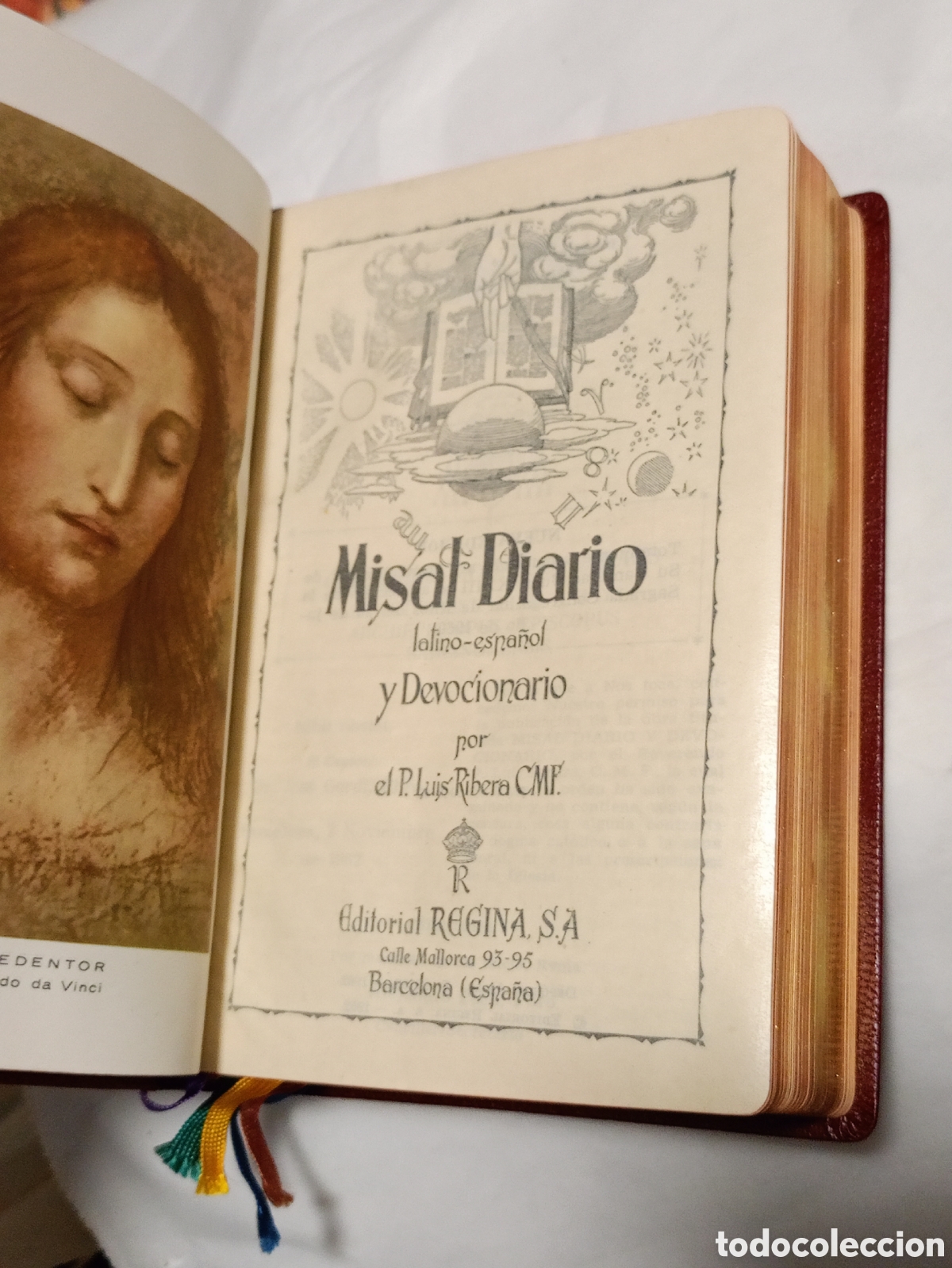 Gebrauchte B&uuml;cher: Misal Diario Latino-Espa&ntilde;ol y Devocionario P. Luis Ribera. Editorial Regina Barcelona.
