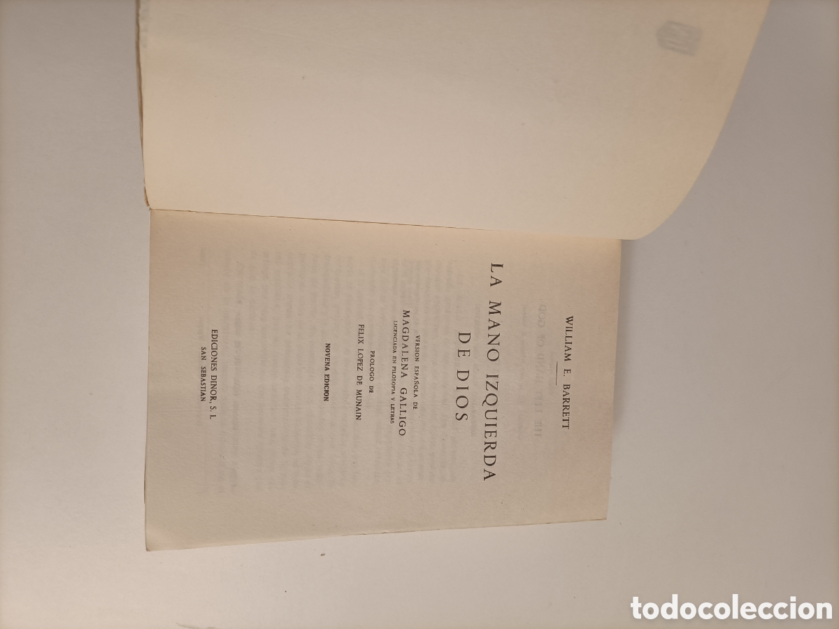 Libros de segunda mano: La mano izquierda de Dios William Barrett - Foto 10