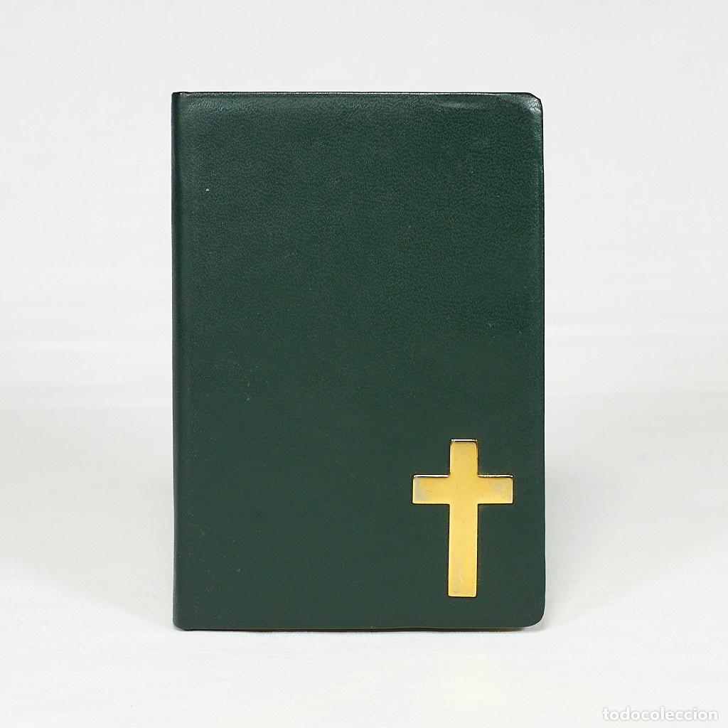 Libros de segunda mano: Libro Misa Participada 1967. 25&ordf; Edici&oacute;n. ESET Seminario Diocesano. Cortes Dorados + Cruz Metal
