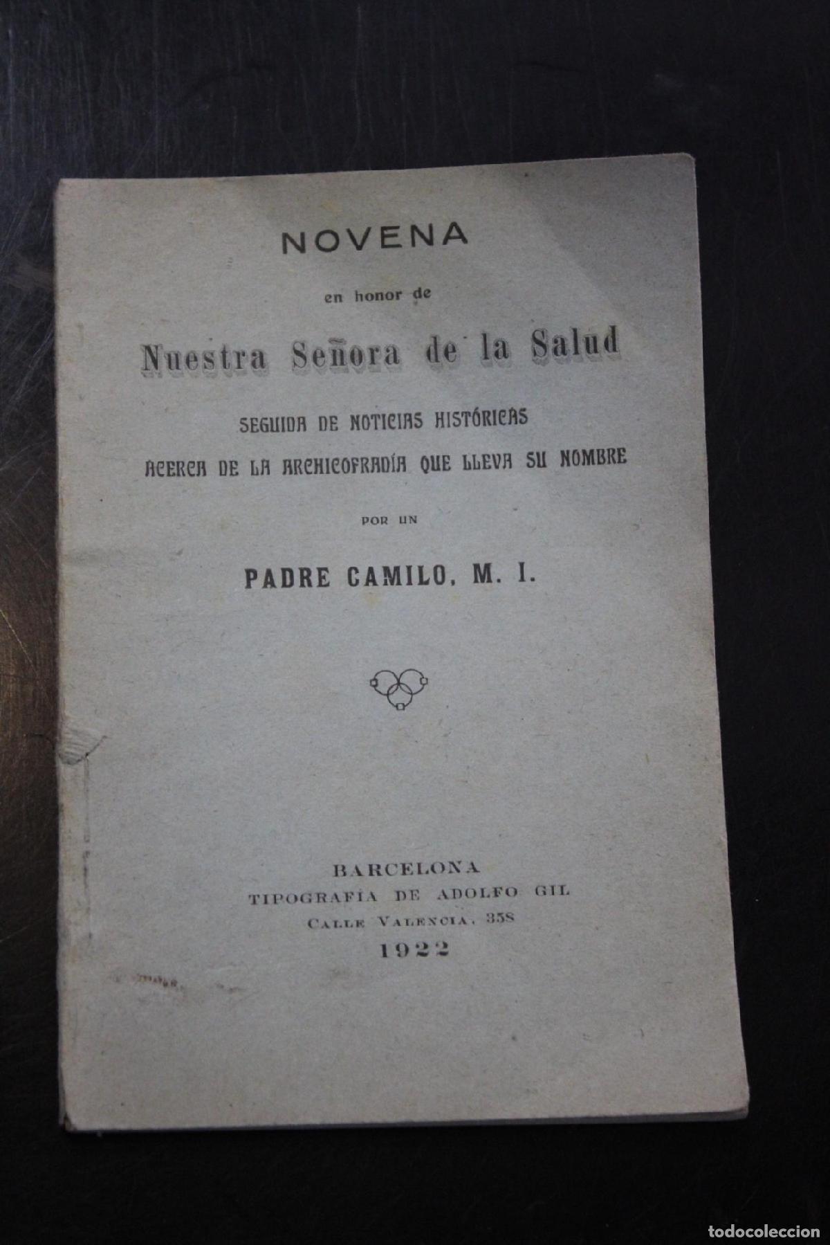 Second hand books: Novena en honor de Nuestra Se&ntilde;ora de la Salud. seguida de noticias hist&oacute;ricas acerca de la Archicofr