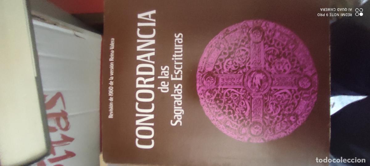 Libros de segunda mano: CONCORDANCIA DE LAS SAGRADAS ESCRITURAS, revisi&oacute;n de 1960 de la versi&oacute;n Reina-Valera