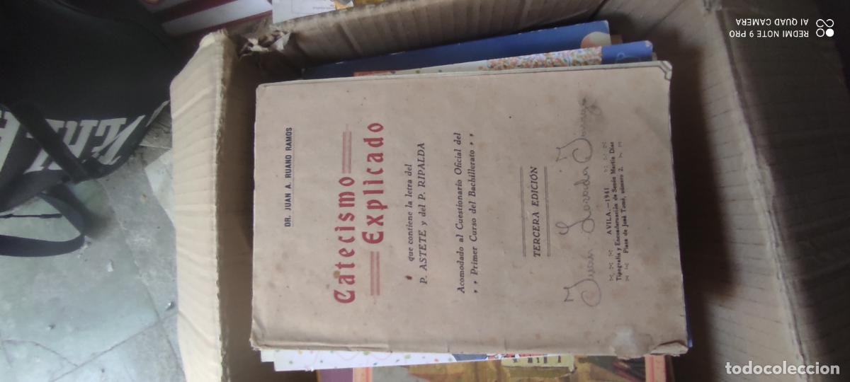 Libros de segunda mano: Catecismo explicado que contiene la leta del P. Astete y del P. Ripalda. Juan A. Ruano Ramos. Ed. Pu
