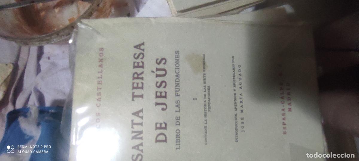 Libros de segunda mano: CL&Aacute;SICOS CASTELLANOS. SANTA TERESA DE JES&Uacute;S. LIBRO DE LAS FUNDACIONES TOMOS I