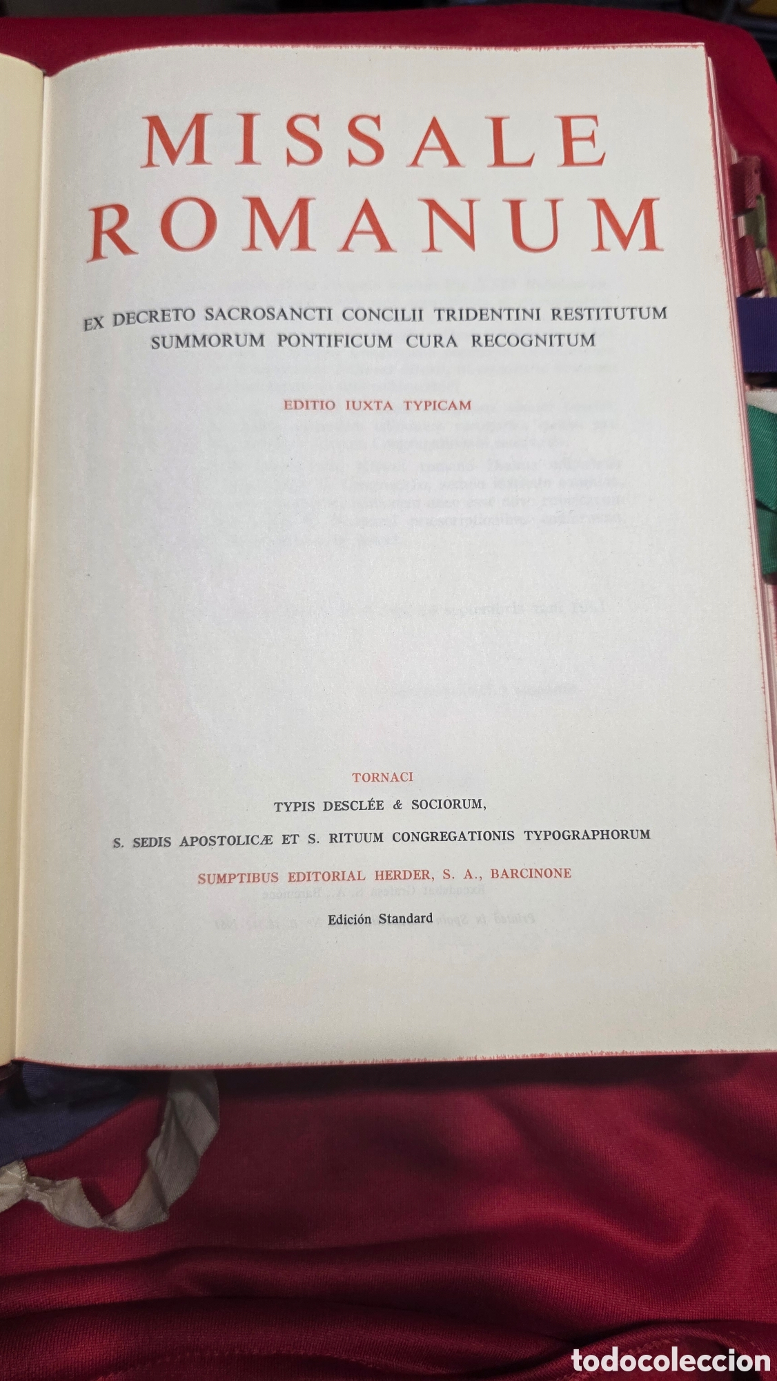 Gebrauchte B&uuml;cher: MISSALE ROMANUM 1961