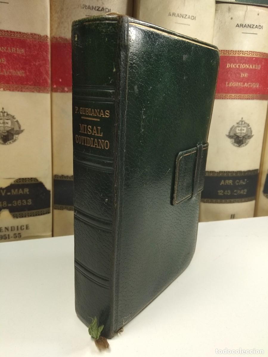 Libri di seconda mano: MISAL COTIDIANO DE LOS FIELES. P. GUBIANAS, Alfonso M.&ordf;, Monje de Montserrat. 1948. 7&ordf; Ed.