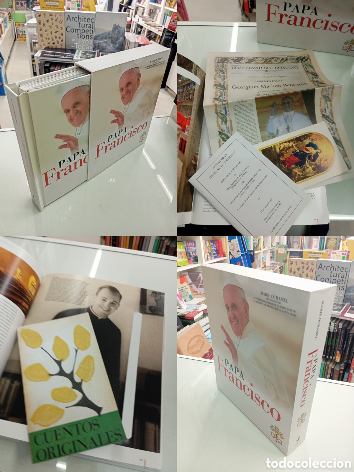 Libros de segunda mano: PAPA FRANCISCO. MARIE DUHAMEL HISTORIA SANTO PADRE CON 250 FOTOGRAF&Iacute;AS Y 50 DOCUMENTOS EXTRA&Iacute;BLES