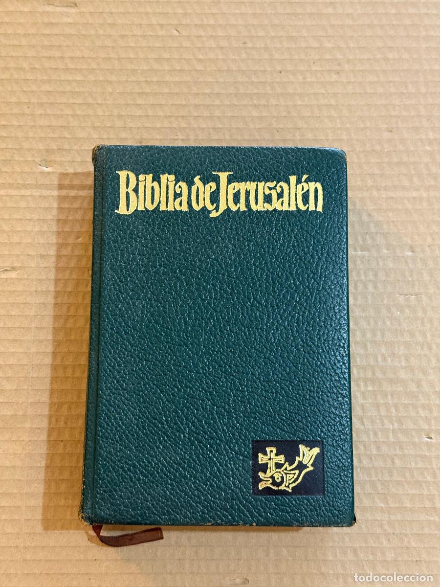 Libros de segunda mano: BIBLIA DE JERUSALEN / ENCUADERNACION PIEL