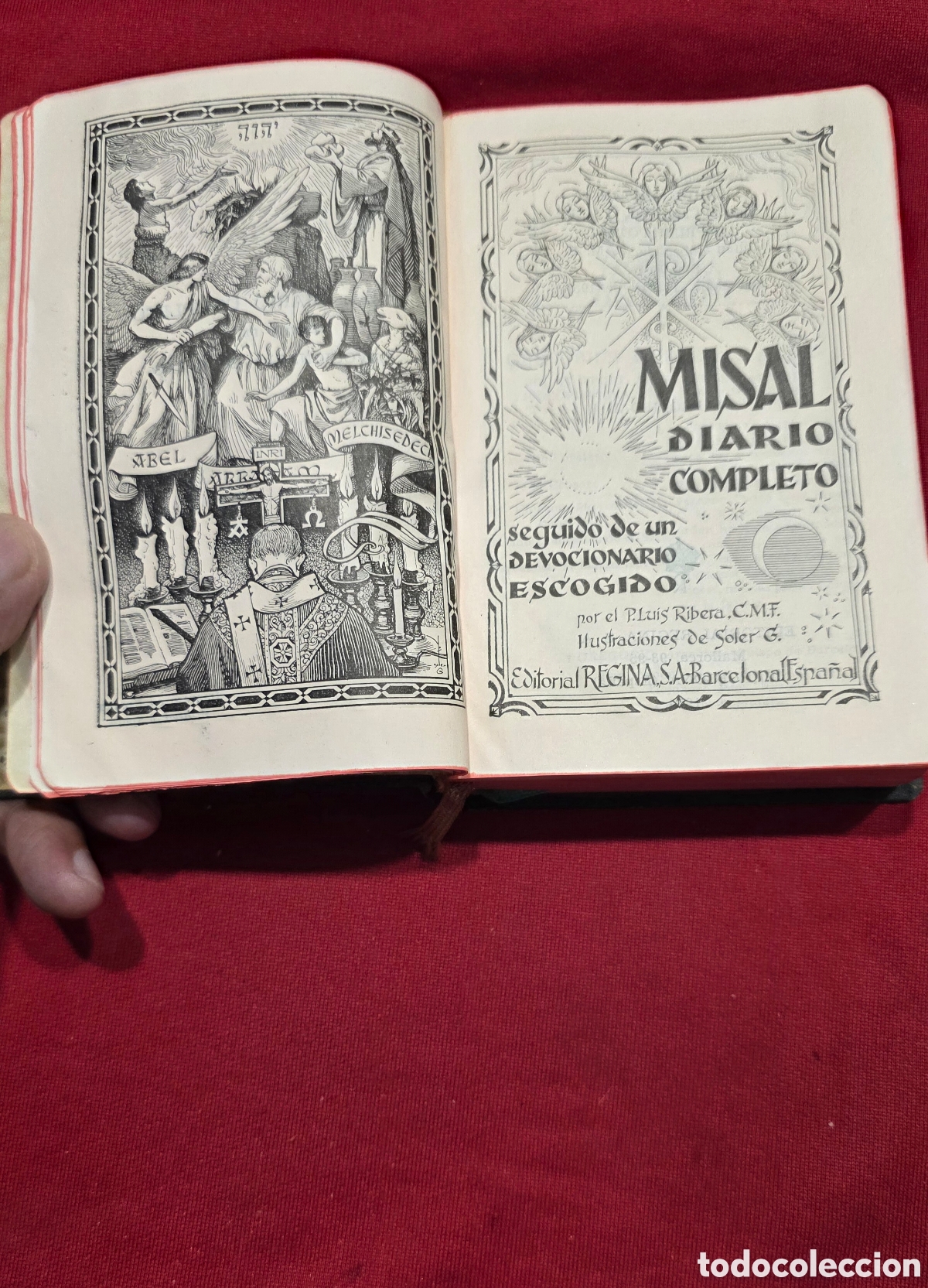 Second hand books: MISAL DIARIO COMPLETO 1954
