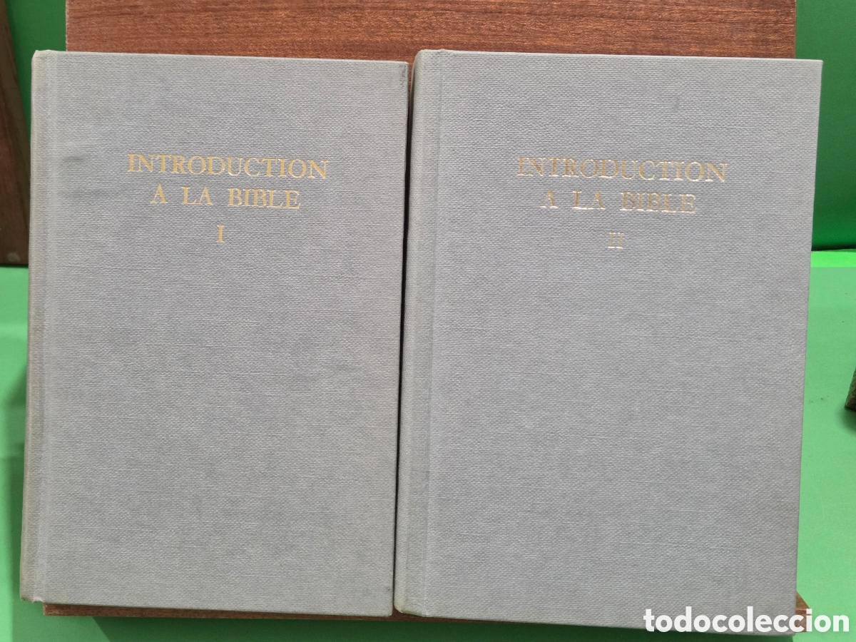 Libros de segunda mano: &rdquo;&rdquo;INTRODUCTION A LA BIBLE&rdquo;&rdquo;...DOS TOMOS...TEXTO EN FRANCES...DESCL&Egrave;E& CIE. EDITEURS...1959........