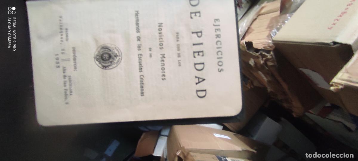 Libros de segunda mano: Ejercicios de piedad para uso de los Novicios menores de las escuelas cristianas