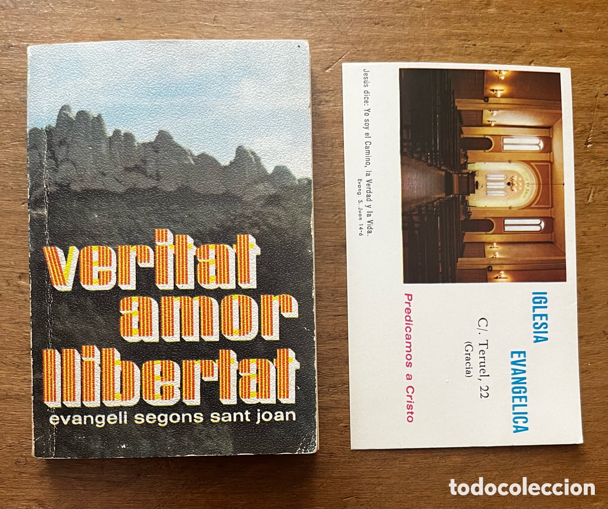 Second hand books: Evangeli segons Sant Joan - VERITAT AMOR LLIBERTAT