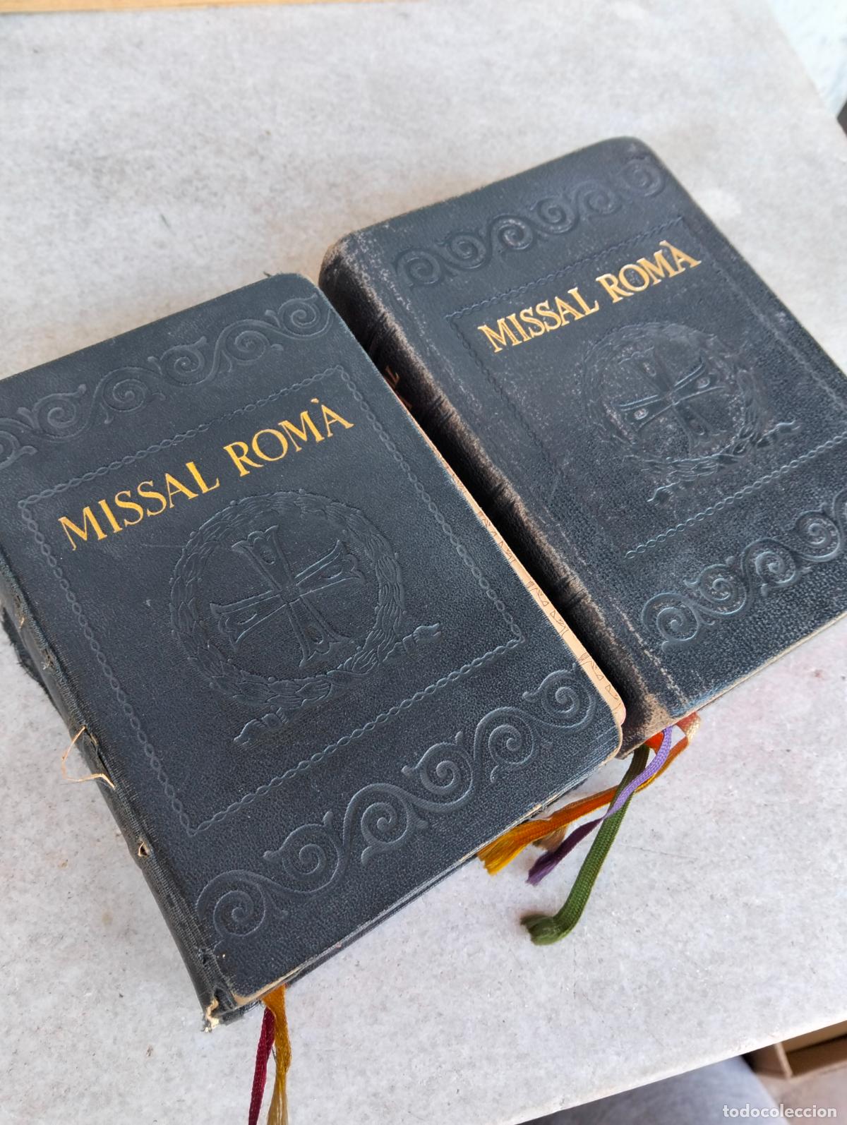 Second hand books: Missal rom&agrave; i vesperal per a &uacute;s dels fidels foment de pietat volum I II balmes catalunya 1952