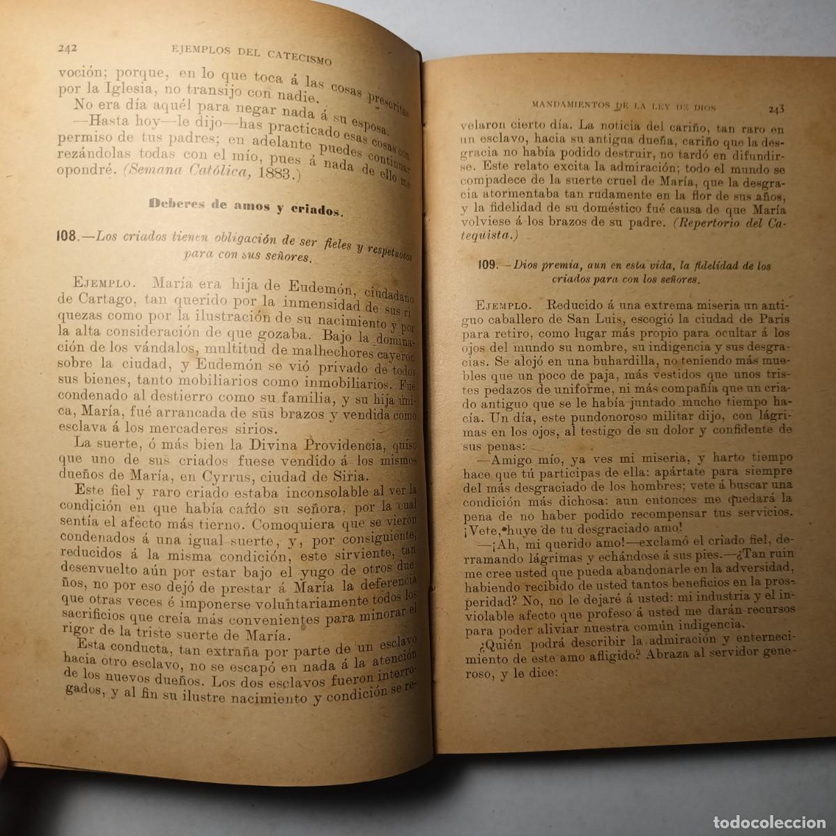 Libros de segunda mano: Catecismo en Ejemplos Lote L - 417 - Foto 6