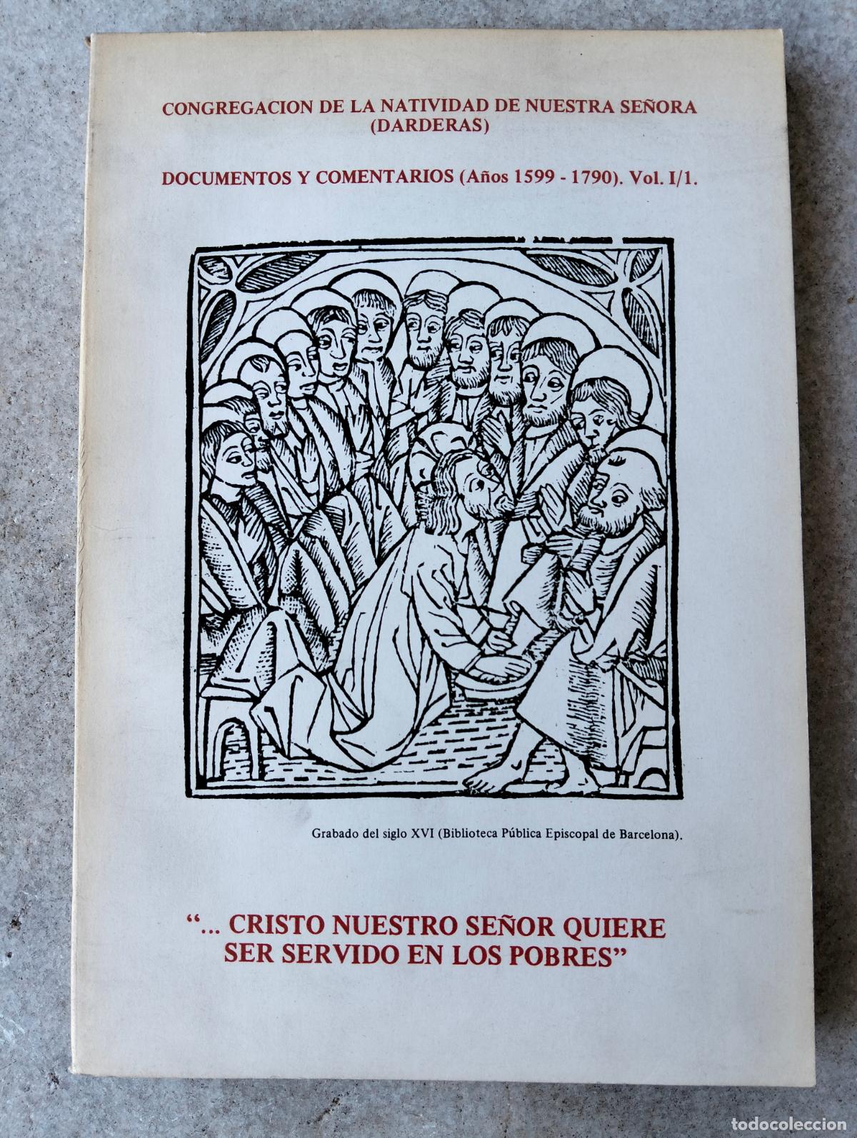Libros de segunda mano: Congregaci&oacute;n de la natividad de nuestra se&ntilde;ora darderas documentos y comentarios