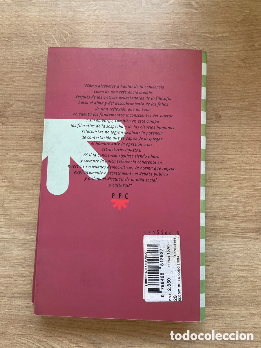 Libros de segunda mano: Elogio de la conciencia - Paul Valadier - Foto 2