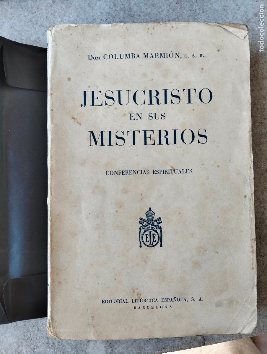 Livros em segunda m&atilde;o: Jesucristo en sus misterios columba marmion conferencias espirituales editorial lit&uacute;rgica