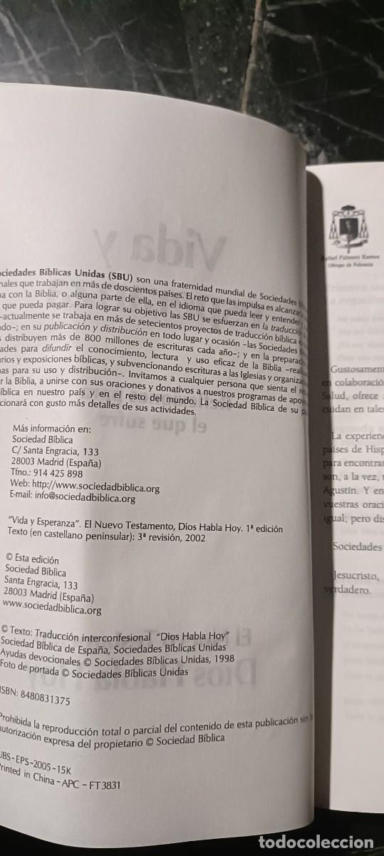 Libros de segunda mano: Vida y esperanza.Reflexionesbpara el q sufre - Foto 3