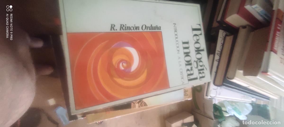 Libros de segunda mano: Teolog&iacute;a moral. Introducci&oacute;n a la cr&iacute;tica - Rinc&oacute;n Ordu&ntilde;a, Raimundo