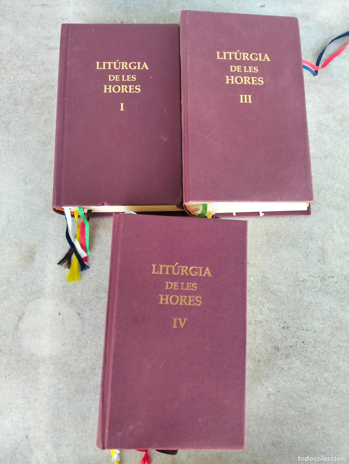 Livros em segunda m&atilde;o: Lit&uacute;rgia de les hores completes segons el ritu rom&agrave; ofici div&iacute; edici&oacute; t&iacute;pica 2016 catal&agrave; tres toms