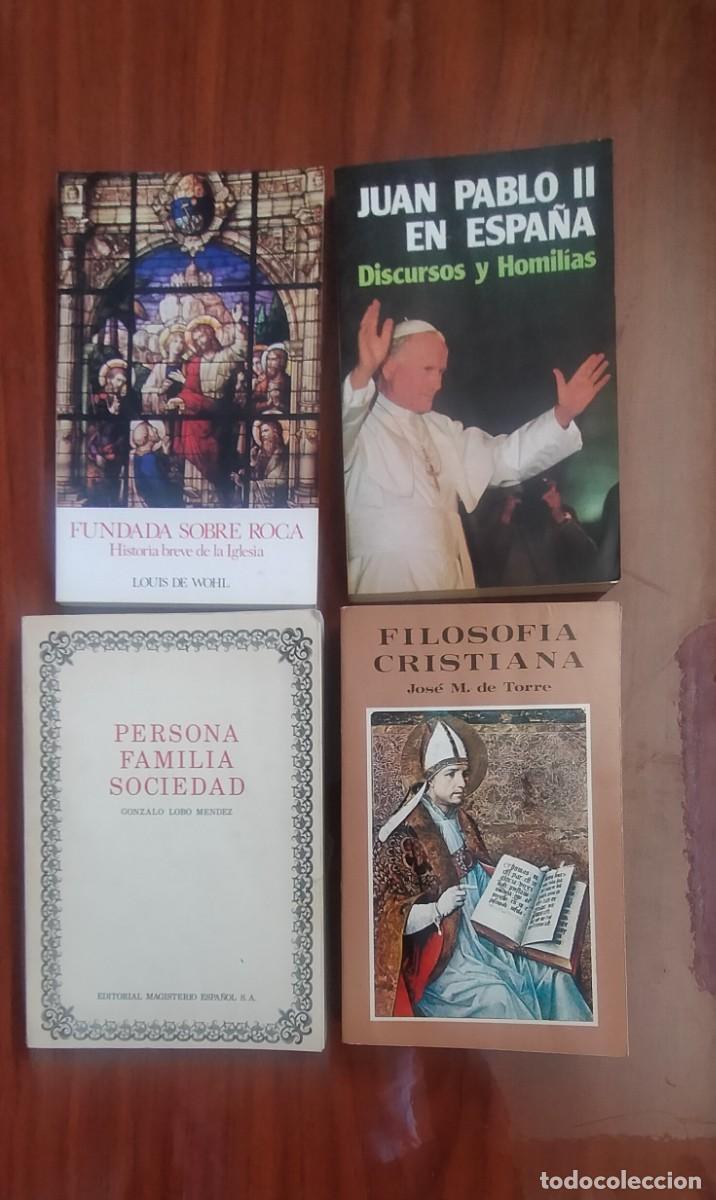 Libros de segunda mano: Lote 4 libros religiosos
