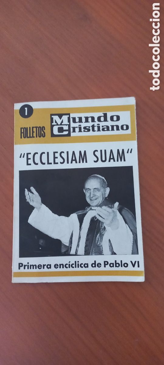 Libros de segunda mano: Mundo Cristiano 1 Ecclesiam suam primera enc&iacute;clica de Pablo VI 1964
