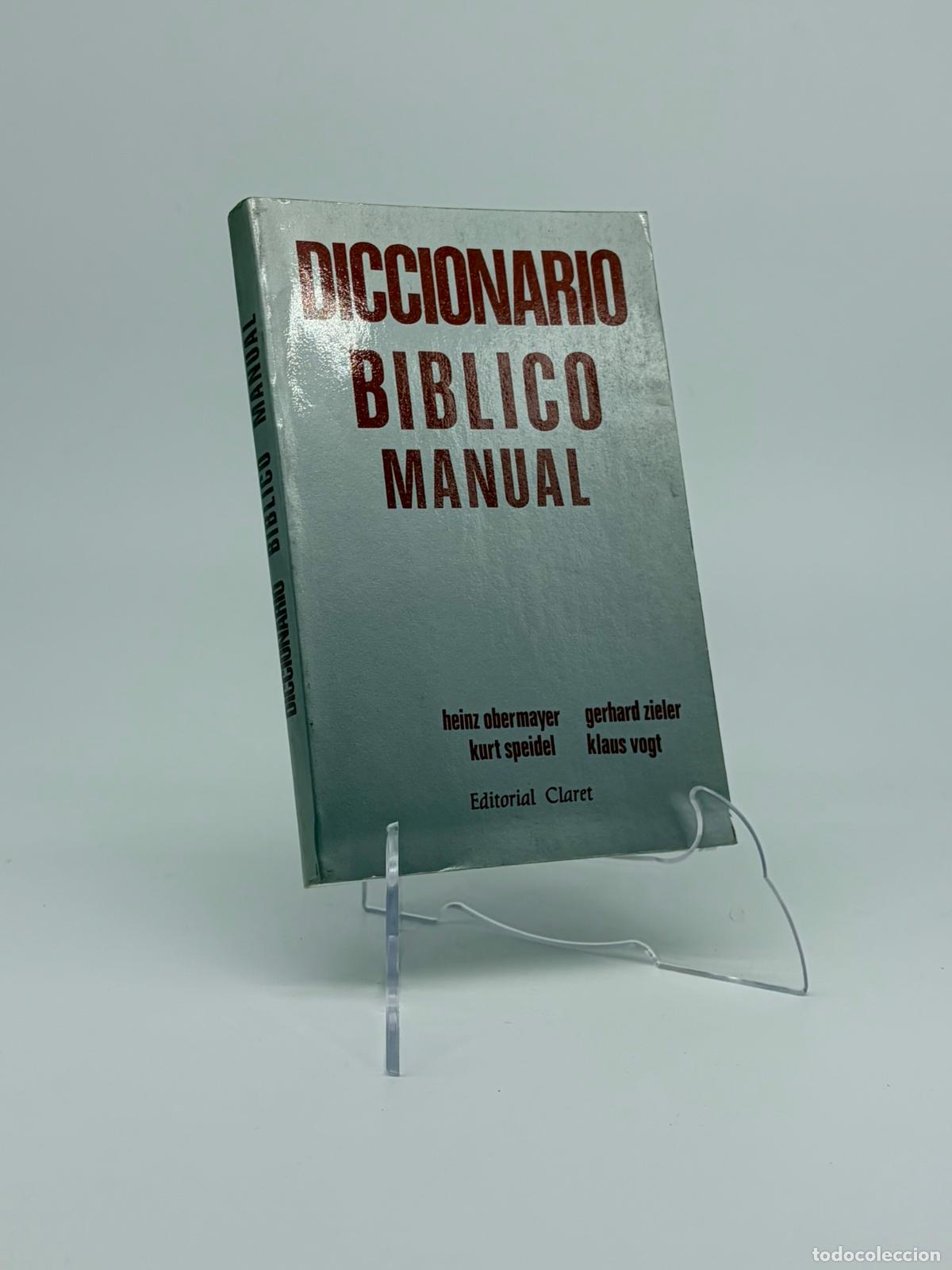 Libros de segunda mano: DICCIONARIO B&Iacute;BLICO MANUAL - Edici&oacute;n Ecum&eacute;nica