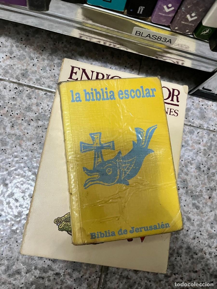 Libros de segunda mano: BLAS83A - La Biblia escolar &ndash; Biblia de Jerusal&eacute;n. Edici&oacute;n adaptada para uso escolar y formaci&oacute;n r