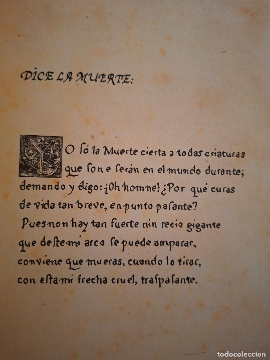 Libros de segunda mano: Facs&iacute;mil Danza general de la muerte. Codice del Escorial - Foto 6
