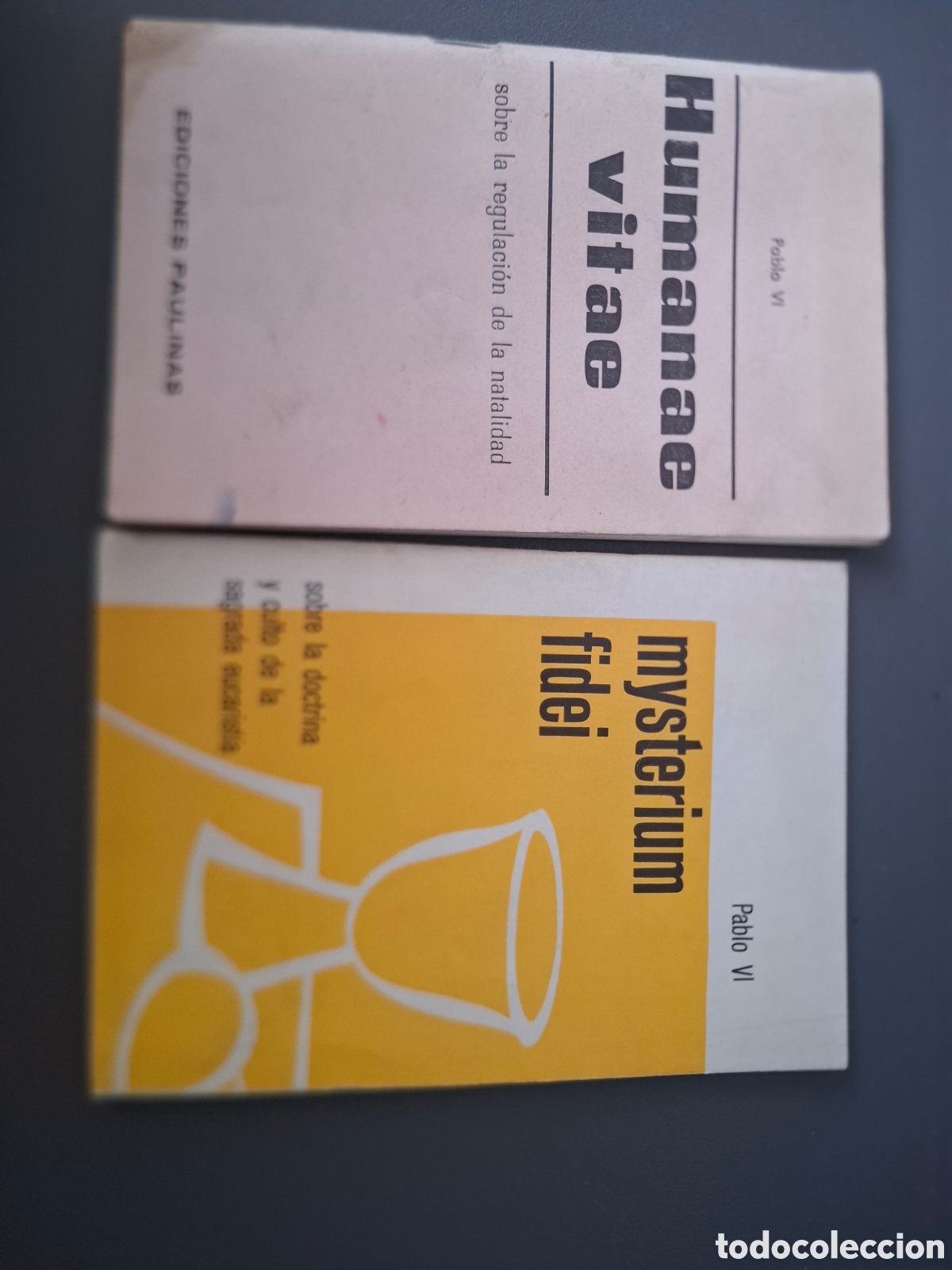 Libros de segunda mano: Humanae vitae - Misterium fidei - 1965 y 68