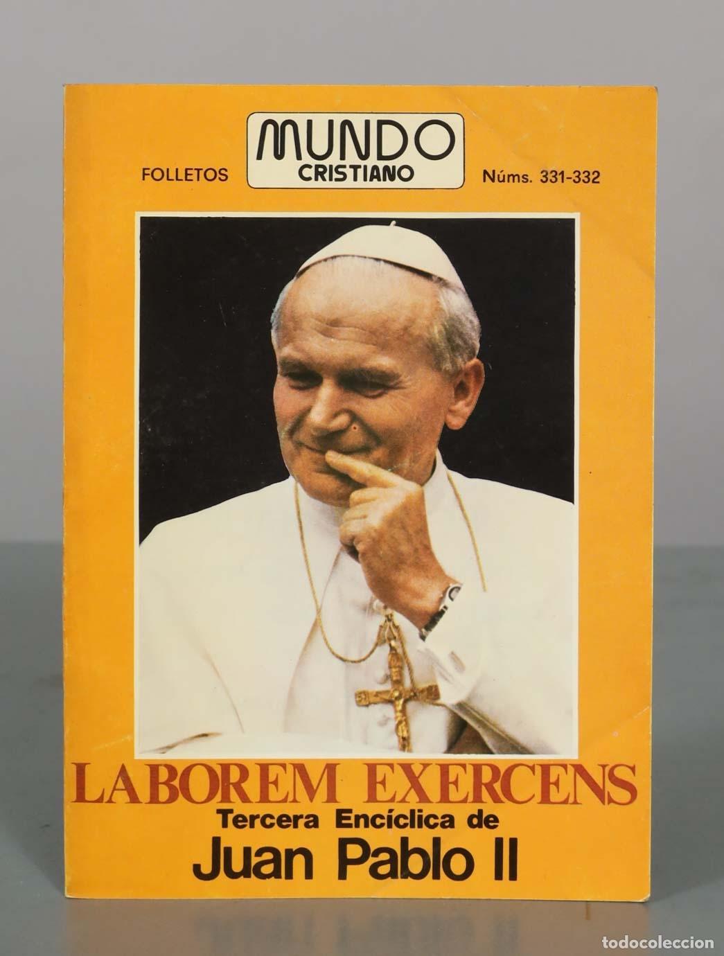 Libros de segunda mano: Mundo Cristiano - Laborem Exercens - Juan Pablo II - Ediciones Palabra