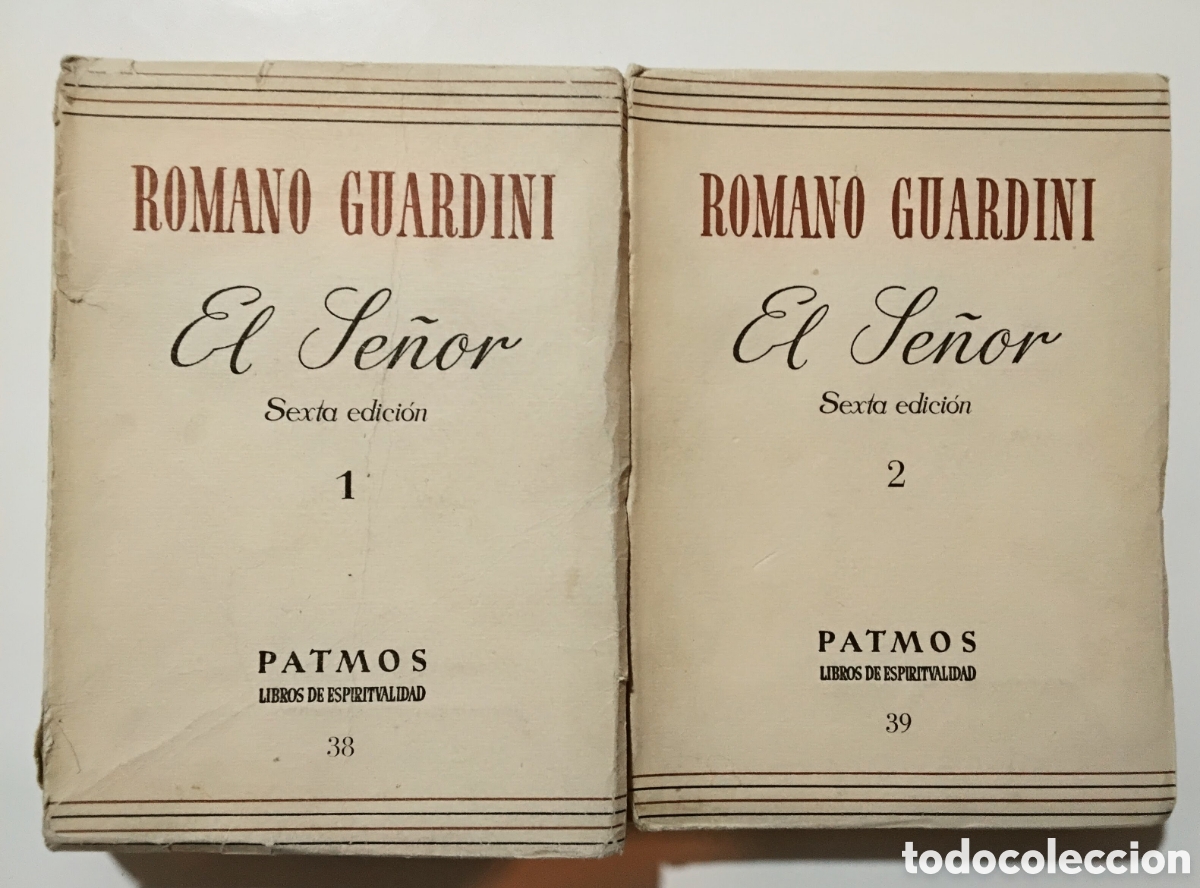 Libros de segunda mano: Romano Guardini &ndash; El Se&ntilde;or &ndash; Dos Tomos &ndash; Ediciones Rialp &ndash; 1965