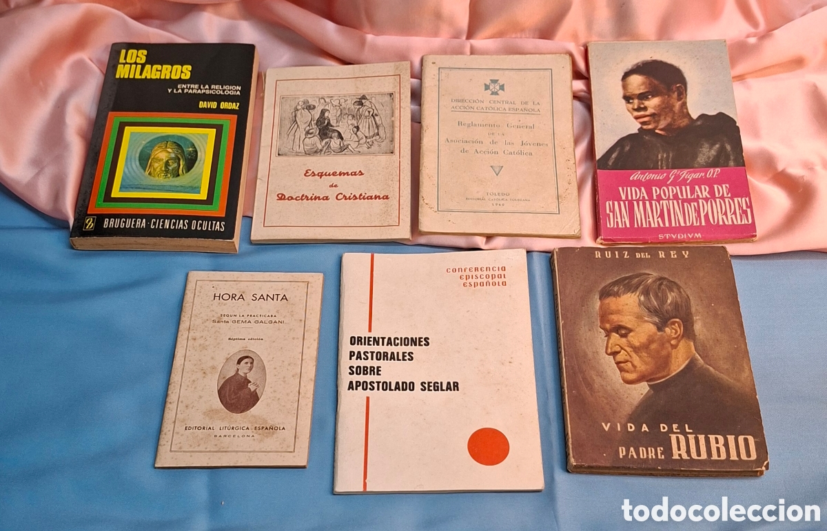 Libros de segunda mano: Lote 7 libros religiosos y ocultismo