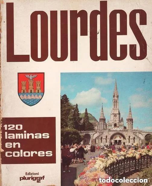 Libros de segunda mano: lourdes - tierra de la esperanza - 120 laminas en color - ed. purigraf - a&ntilde;o 1978