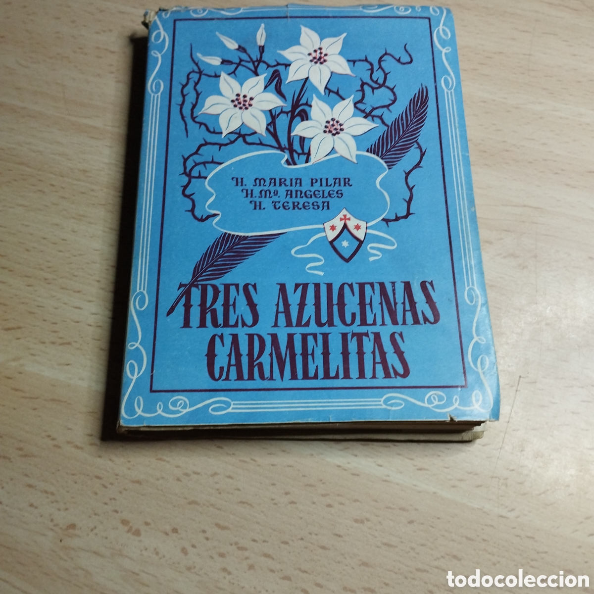 Libros de segunda mano: Tres Azucenas Carmelitas. H.Maria Pilar. H. M&ordf; &Aacute;ngeles. H. Teresa. 1955. Editorial de espiritualidad