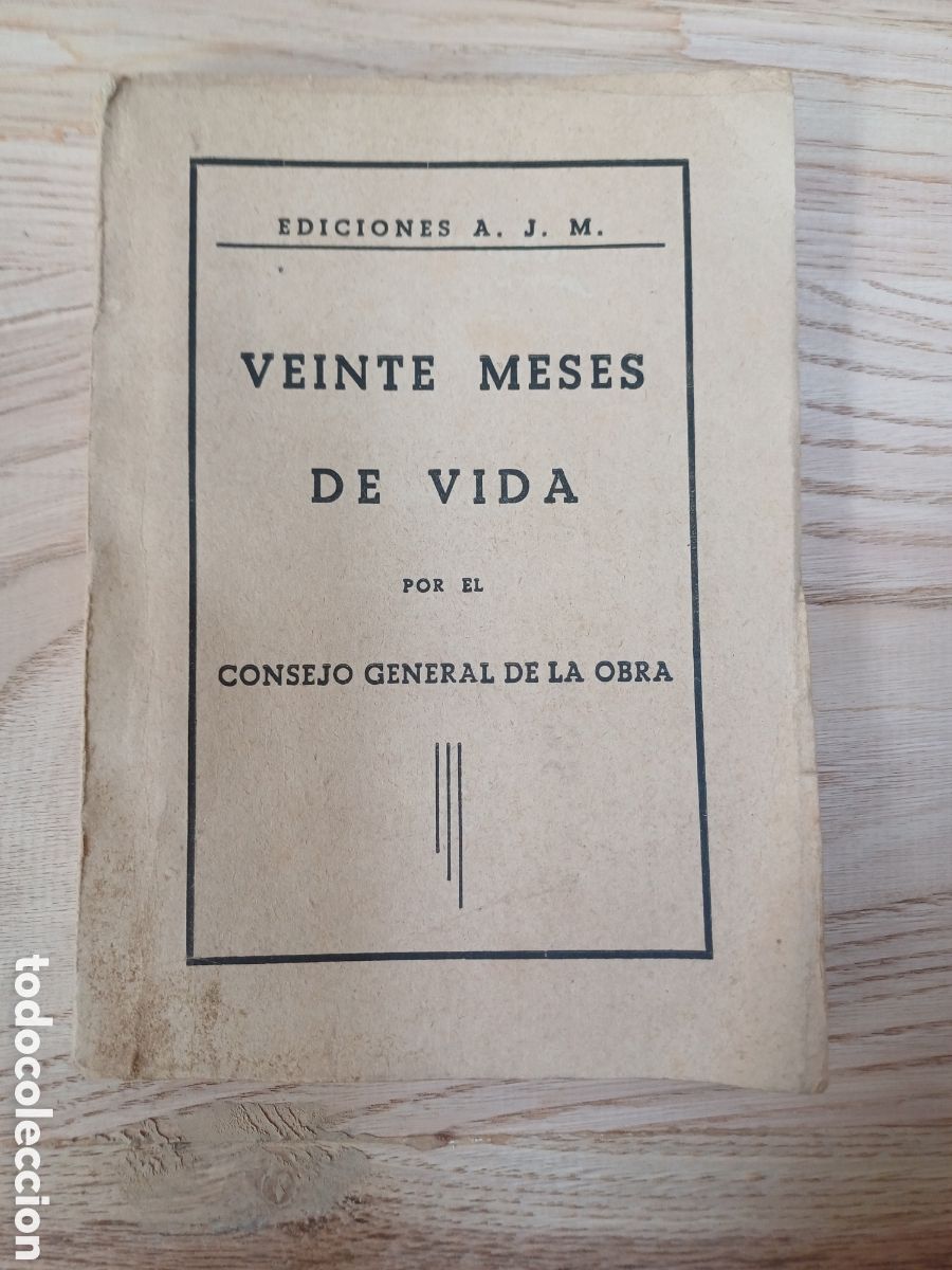 Libros de segunda mano: Veinte meses de vida-1943