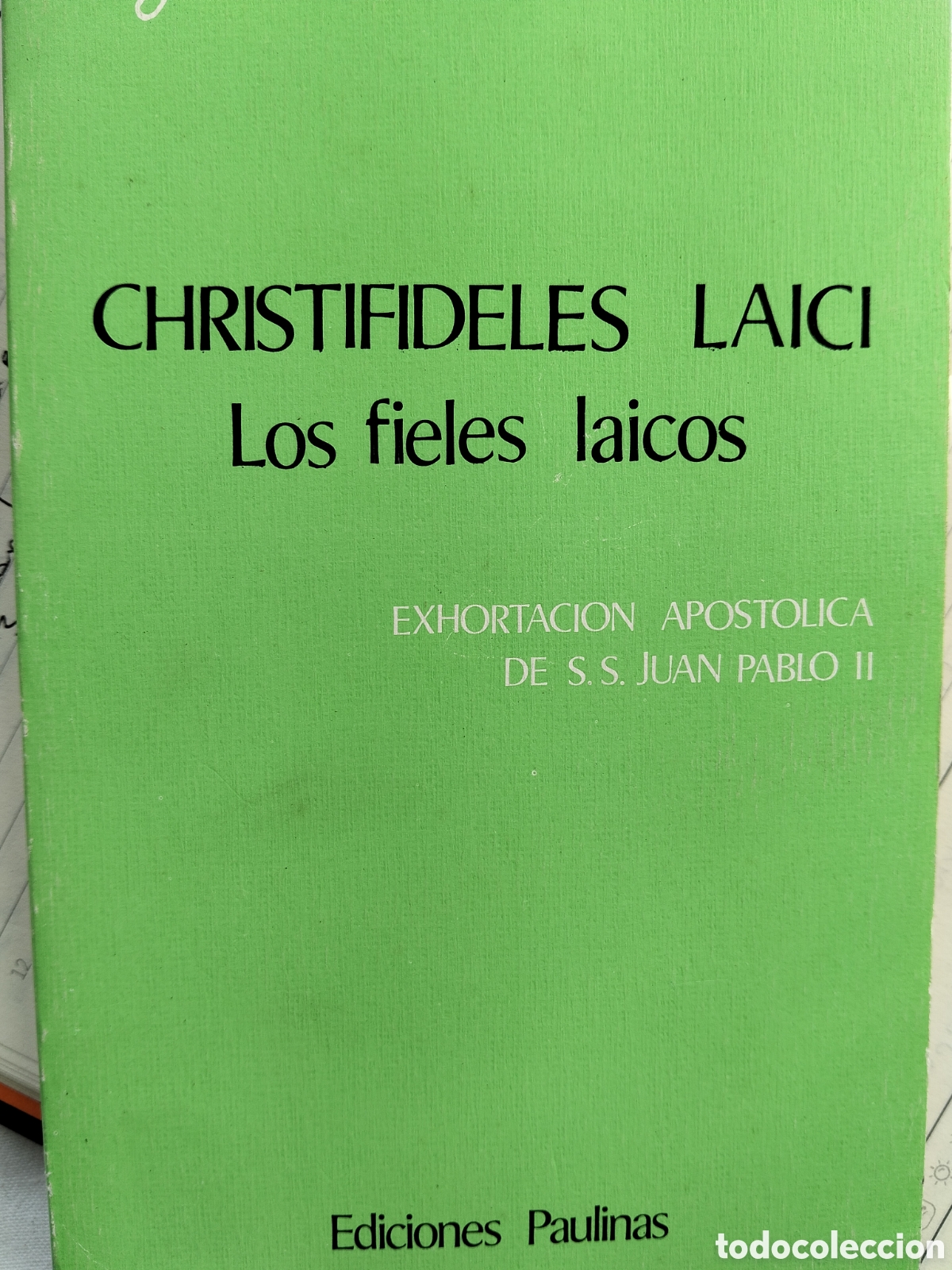 Libros de segunda mano: CHRITIFIDELES LAICI LOS FUELES LAICOS