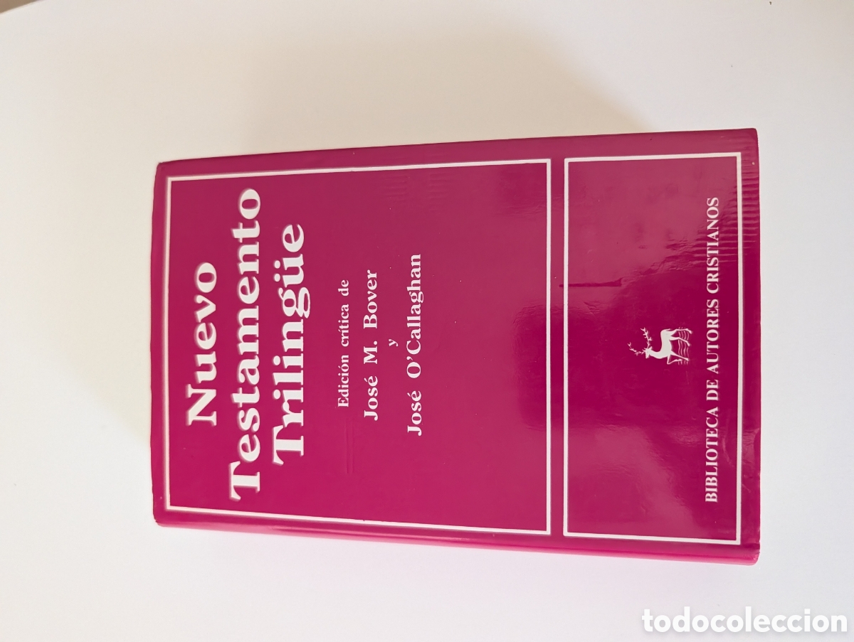 Libros de segunda mano: Nuevo testamento triling&uuml;e bac bover