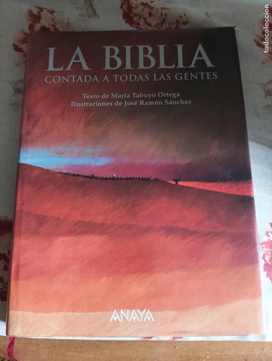 Libros de segunda mano: LA BIBLIA CONTADA A TODAS LAS GENTES.- Mar&iacute;a Tabuyo .GRAN FORMATO.