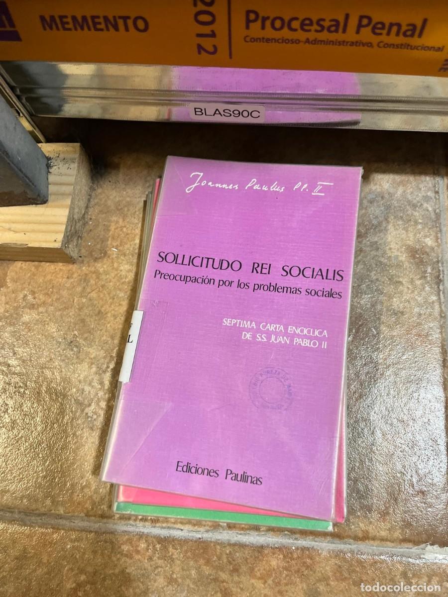 Libros de segunda mano: BLAS90C &mdash; Sollicitudo Rei Socialis (Preocupaci&oacute;n por los problemas sociales) &mdash; Juan Pablo II &mdash; Edici