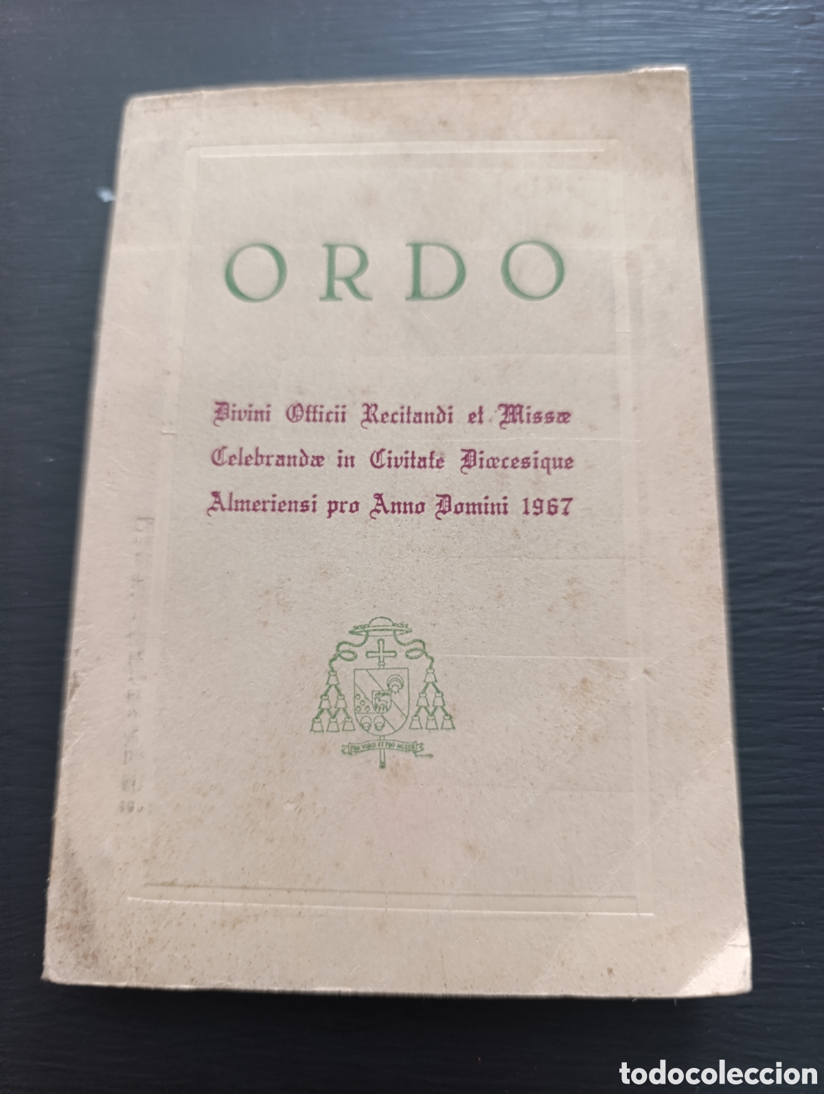 Libros de segunda mano: ALMERIA 1966. DIRECTORIUM AD RITE DIVINA PERSOLVENDA AD USUM Sanctae et Apostolicae Ecclesiae Cat