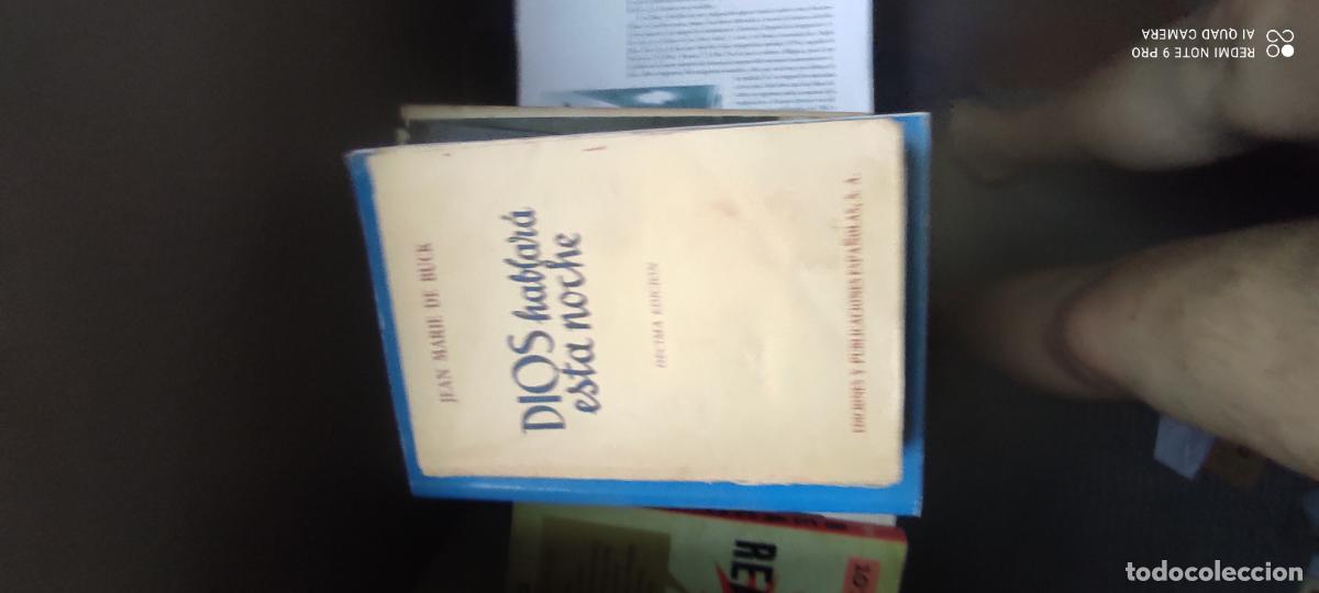 Libros de segunda mano: DIOS HABLARA ESTA NOCHE, JEAN MARIE DE BUCK. MADRID 1967