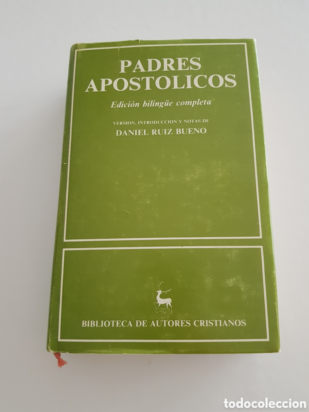 Libros de segunda mano: DANIEL RUIZ BUENO - PADRES APOST&Oacute;LICOS (EDICI&Oacute;N BILING&Uuml;E COMPLETA) - QUINTA EDICI&Oacute;N 1985