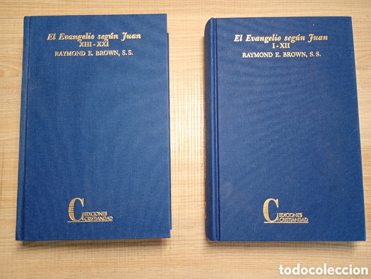 Libros de segunda mano: El Evangelio seg&uacute;n Juan (2 Vol.) - Raymond E. Brown - Ed. Cristiandad