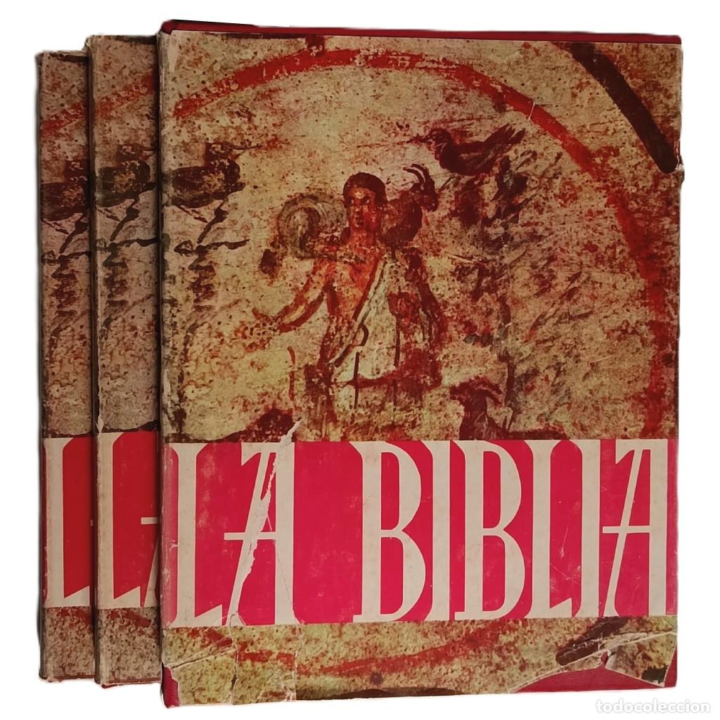 Libros de segunda mano: LA BIBLIA. 3 tomos (Antiguo Testamento)