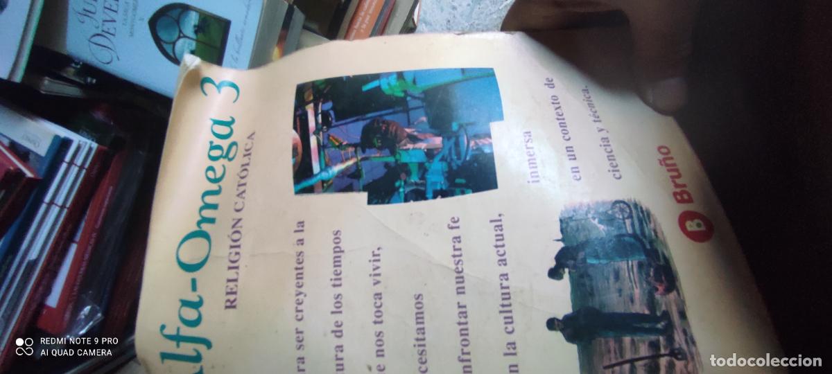 Libros de segunda mano: Libro de Religi&oacute;n ALFA OMEGA 3. 3&ordm;BUP 1991 Editorial BRU&Ntilde;O