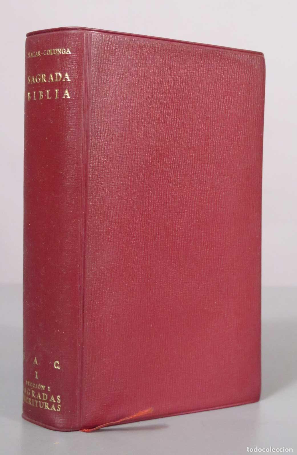 Libros de segunda mano: Sagrada Biblia - Elo&iacute;no N&aacute;car Fuster, Alberto Colunga - Biblioteca de Autores Cristianos