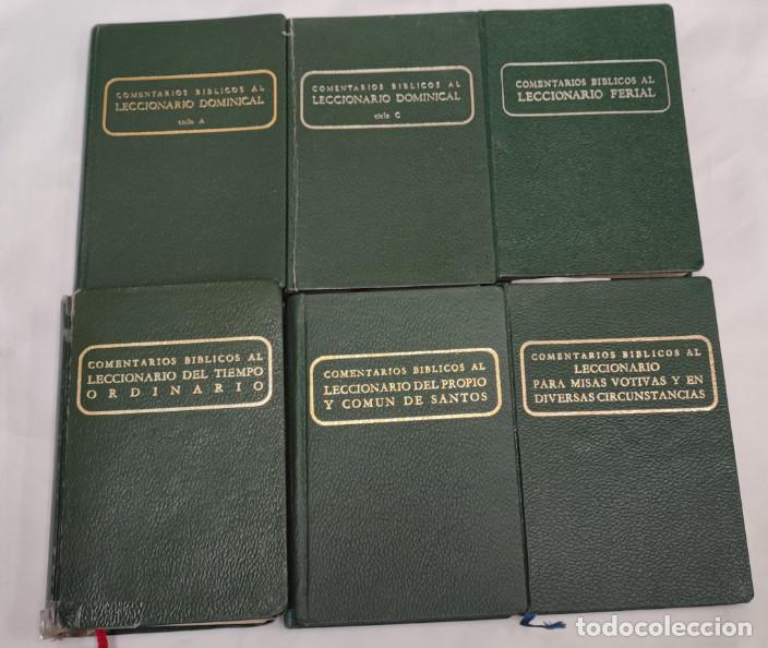 Libros de segunda mano: 6 LIBROS, COMENTARIOS BIBLICOS AL LECCIONARIO