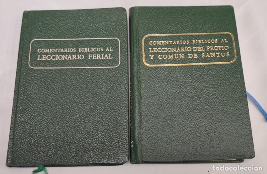 Libros de segunda mano: 2 LIBROS, COMENTARIOS BIBLICOS AL LECCIONARIO